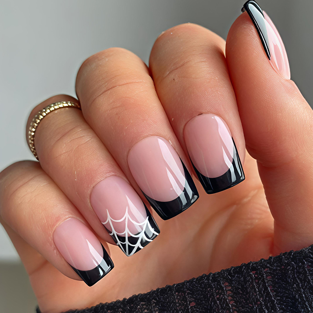 Nail Art Y2K - 24 шт. накладных ногтей на Хэллоуин: