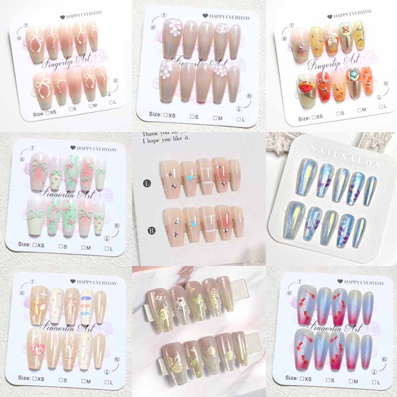 Nail Art Y2K - 10 шт., женские туфли во французском