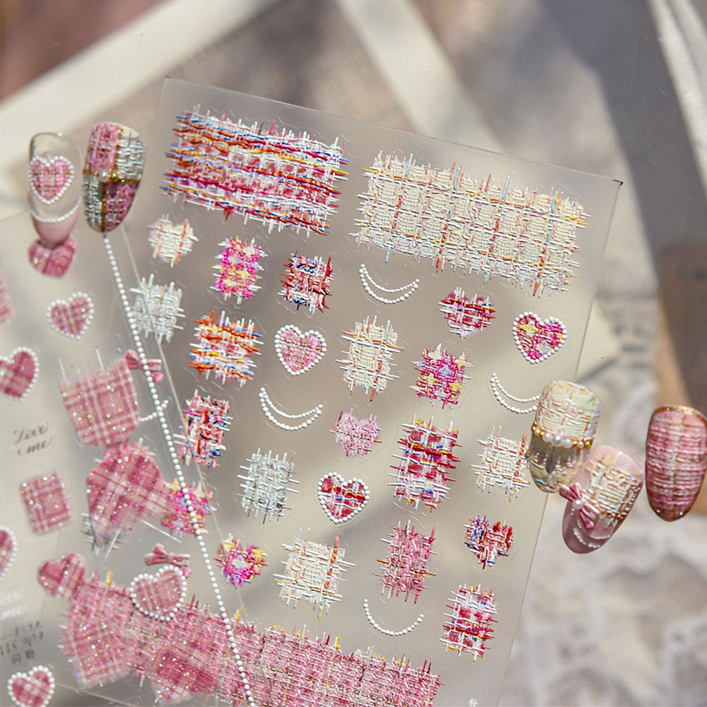Nail Art Valentine - 1 шт. 5D рельефные наклейки для