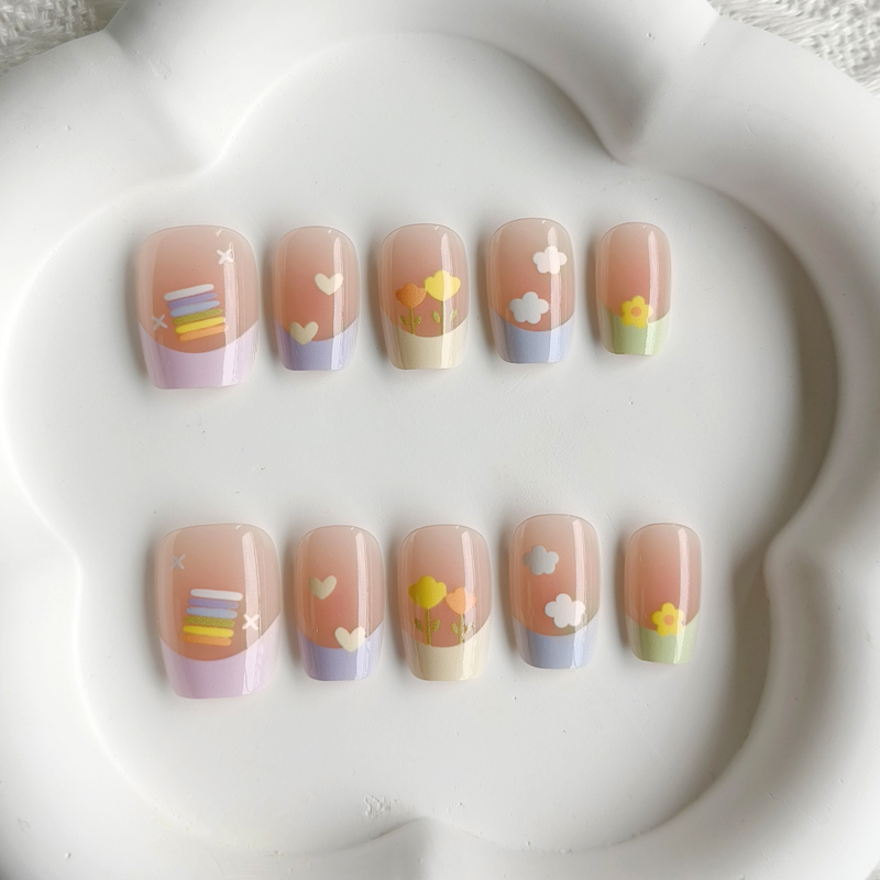 Nail Art Xs - 10 шт. Женские накладные ногти в