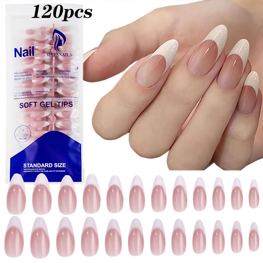 120 шт., розовые, миндалевидны – обзор и цена Nail Art Pink