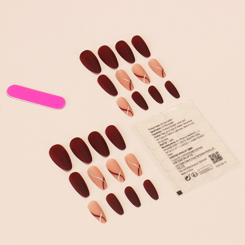 24 шт., миндалевое золотое пол – обзор и цена Nail Art Pink