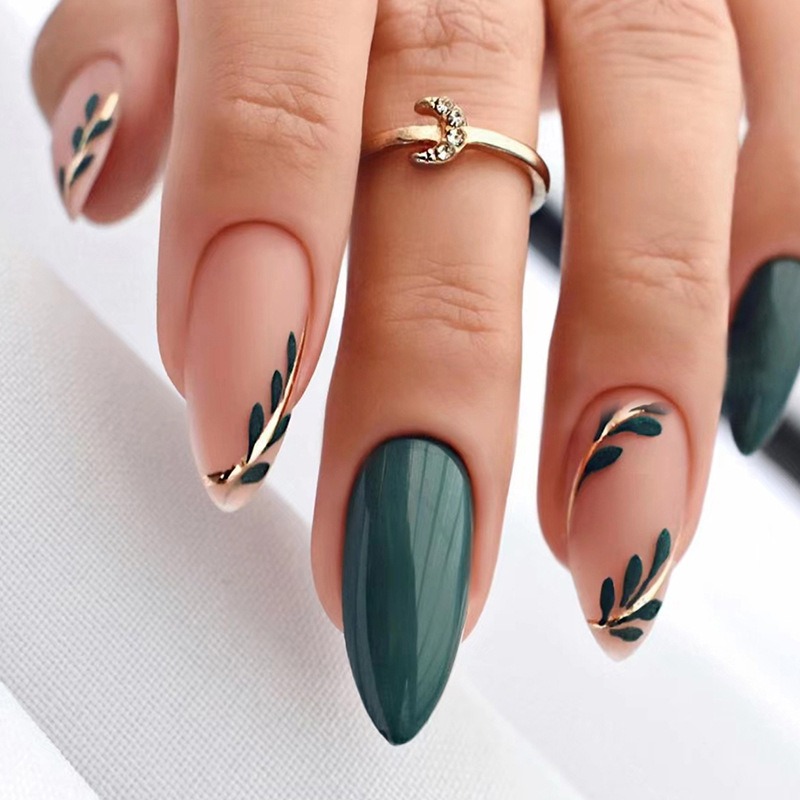 24 шт./компл. миндалевидный пр – обзор и цена Nail Art Pink