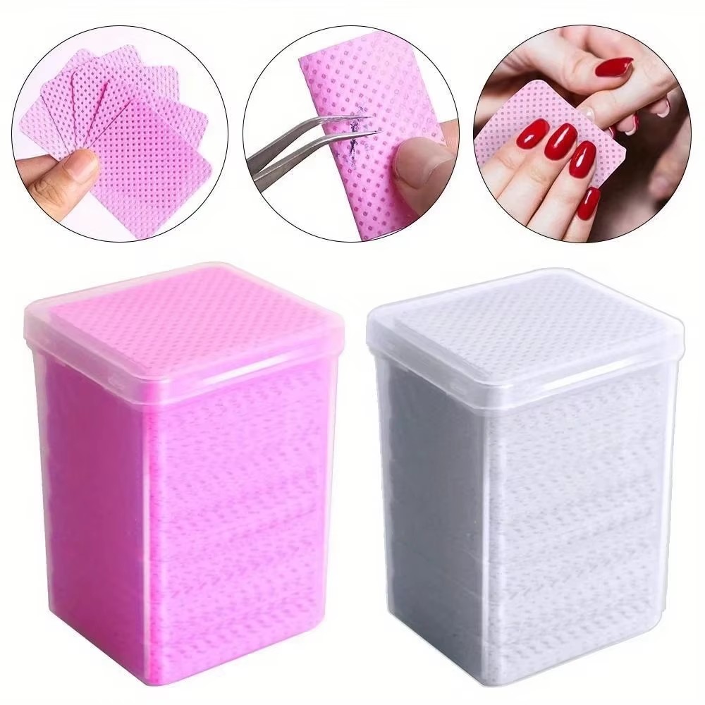 200 шт. розовых безворсовых са – обзор и цена Nail Art Pink