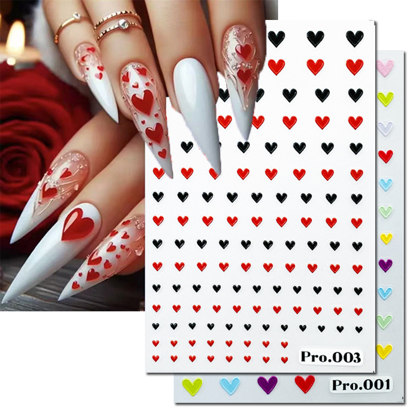 5d тисненные наклейки для диза – обзор и цена Nail Art Valentine