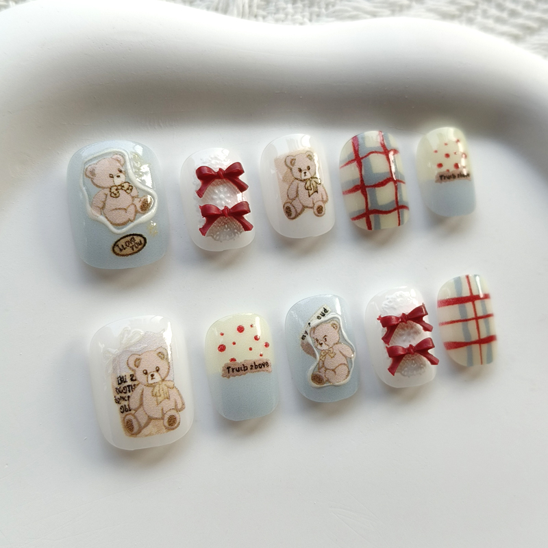 10 шт. накладных ногтей в коре – обзор и цена Nail Art Xs