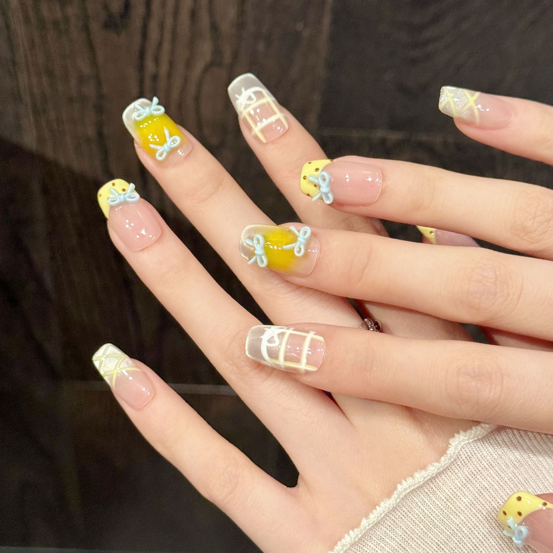 10 шт., милые кавайные накладн – обзор и цена Nail Art Xs