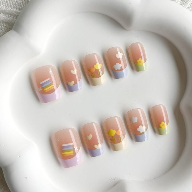 10 шт. Женские накладные ногти – обзор и цена Nail Art Xs