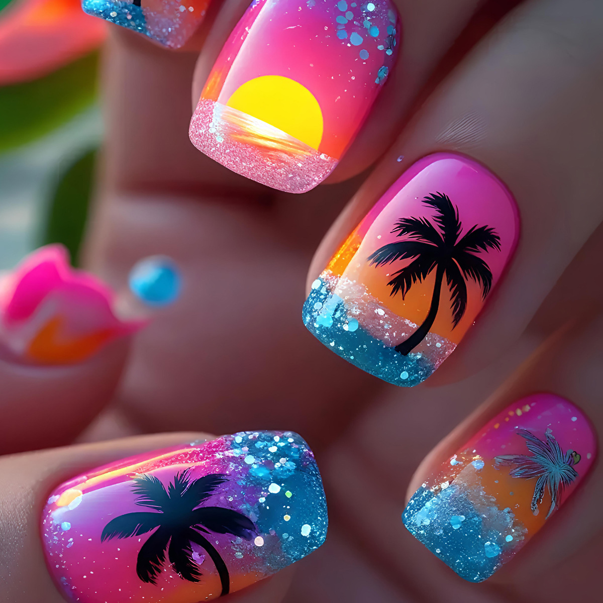 24 шт./набор: Короткие, средни – обзор и цена Nail Art Y2K