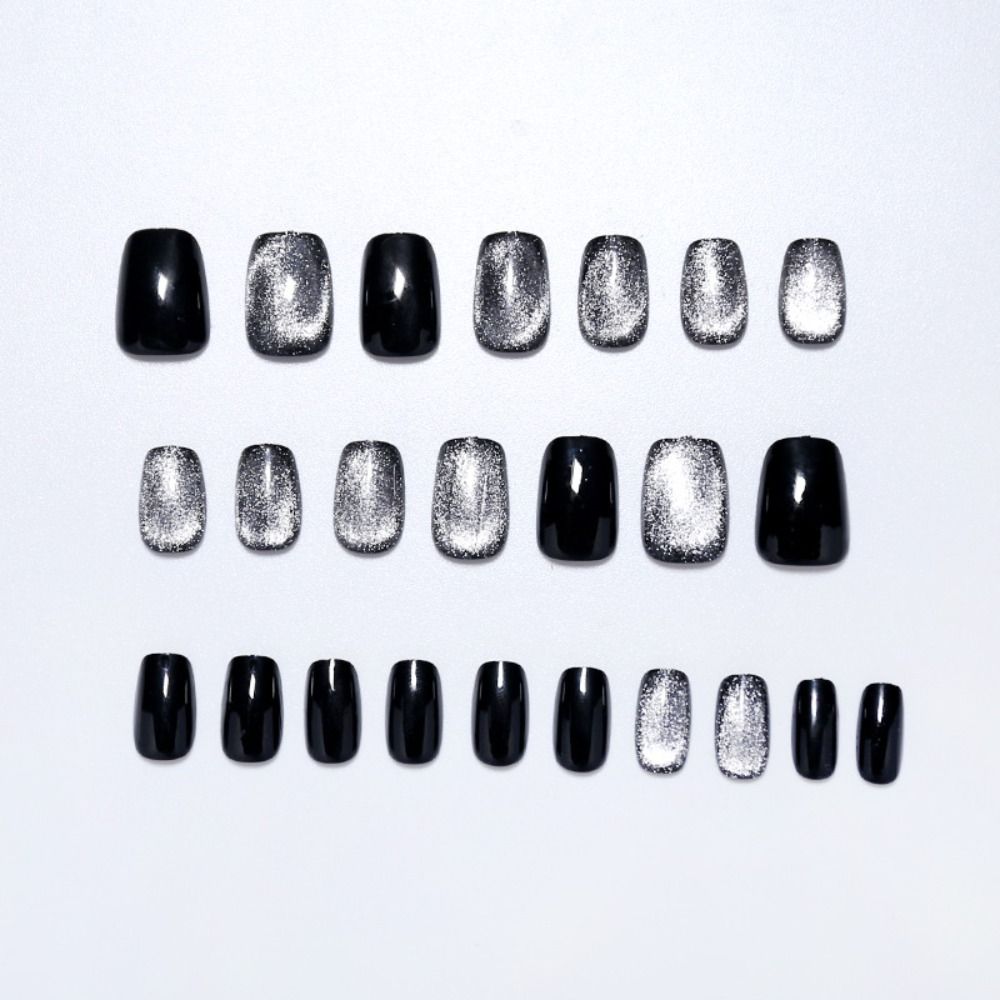 24 шт. многоразовых накладных  – обзор и цена Nail Art Full Cat Eye