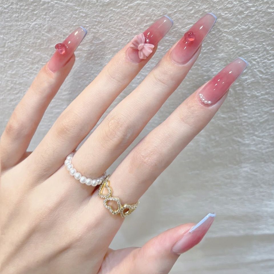 24Pcs/Box Румяна Франция T Дли – обзор и цена Nail Art France